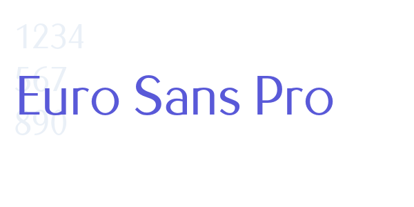 Euro Sans Pro font free