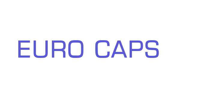 Euro Caps Font