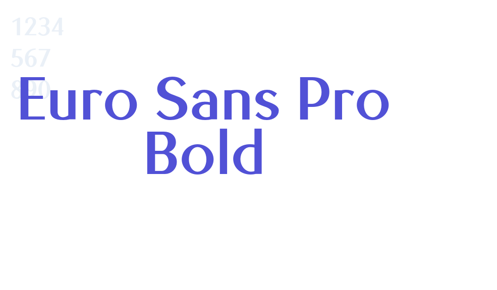 Euro Sans Pro Bold-font-download