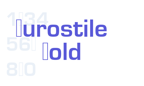 Eurostile Bold Font Download