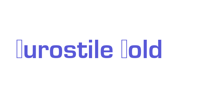 Eurostile Bold Font Download