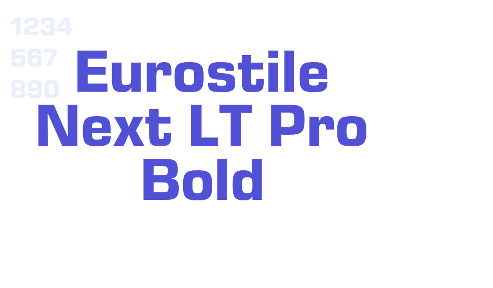 Eurostile Next LT Pro Bold-font-download