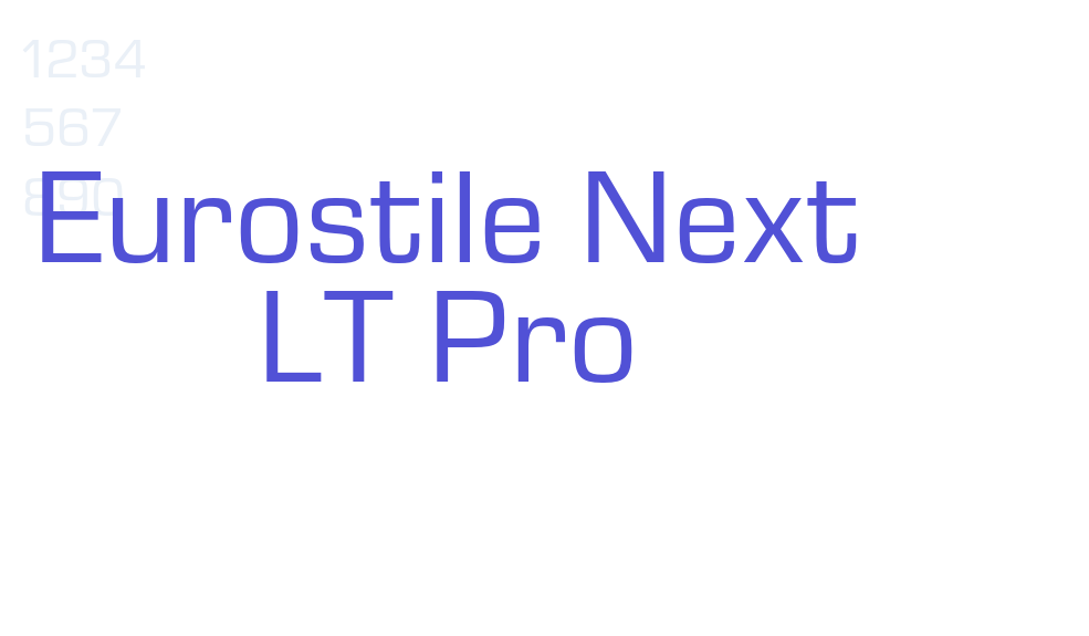 Eurostile Next LT Pro-font-download