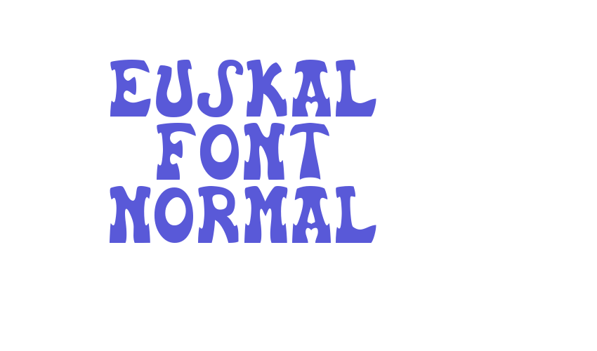 Euskal Font Normal Font