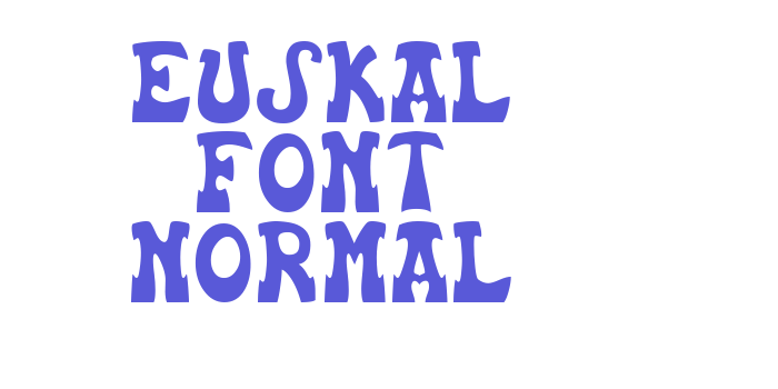 Euskal Font Normal Font Download