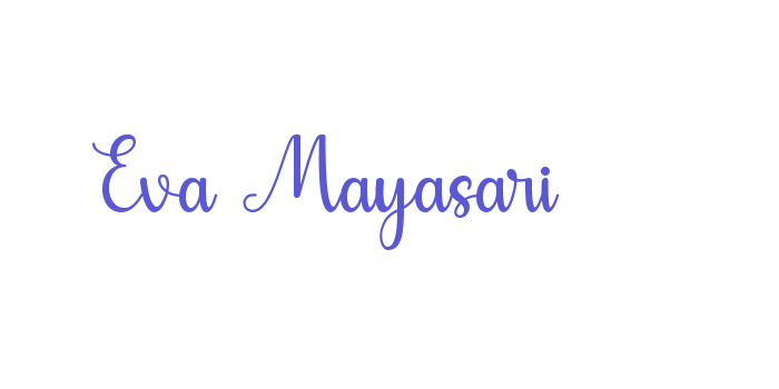 Eva Mayasari Font Download