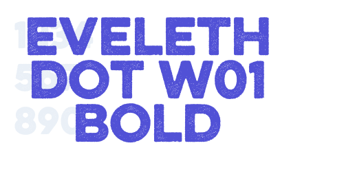 Eveleth Dot W01 Bold