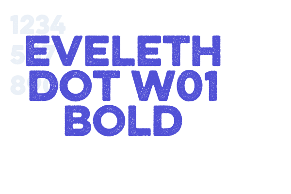 Eveleth Dot W01 Bold