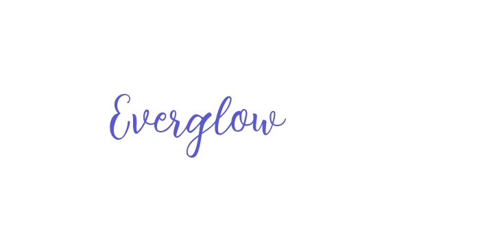 Everglow Font Download