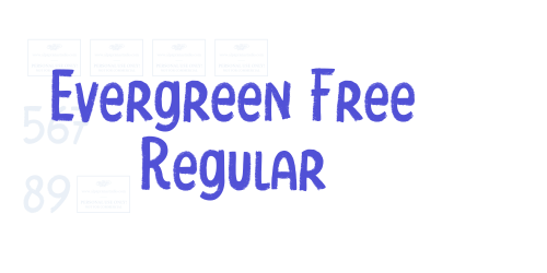 Evergreen Free Regular-font-download