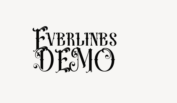 Everlines DEMO Font