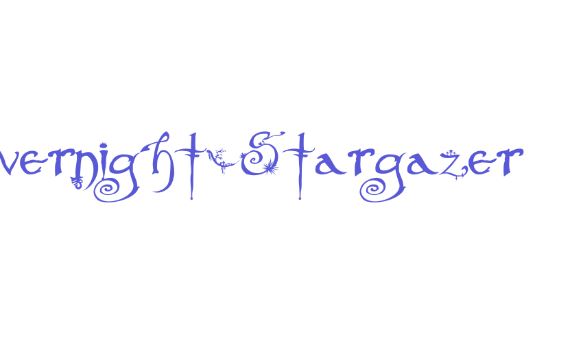 Evernight-Stargazer Font