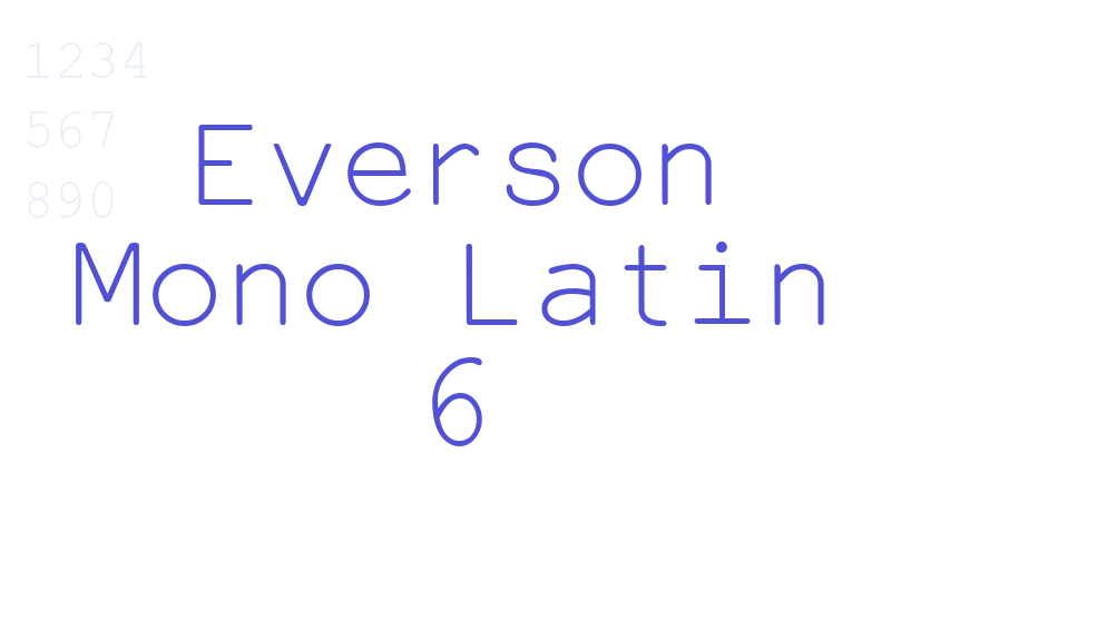 Everson Mono Latin 6-font-download