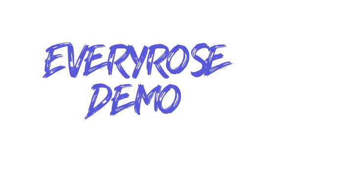 Download Everyrose Demo Font