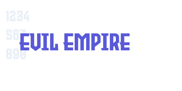 Evil Empire font