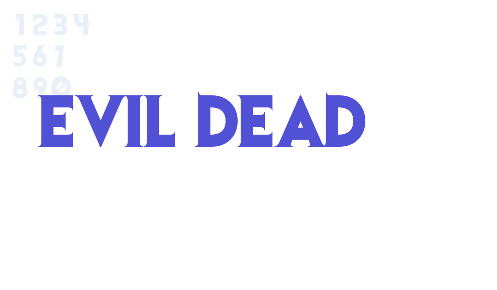 Evil Dead-font-download