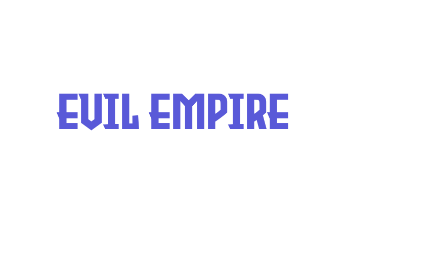 Evil Empire Font