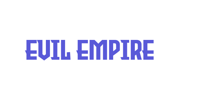 Evil Empire Font Download