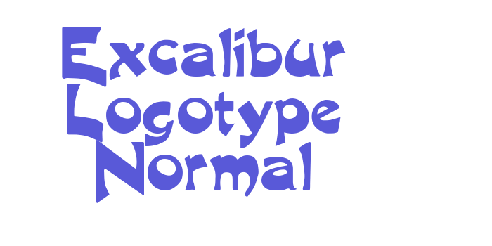 Excalibur Logotype Normal Font Download