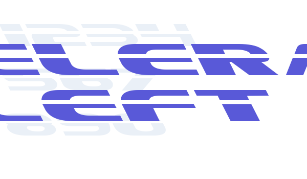 Excelerate Left Font