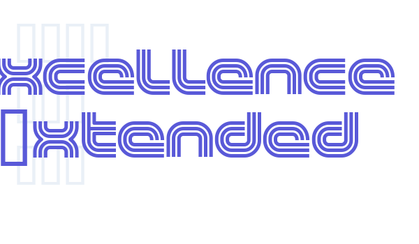 Excellence Extended Font