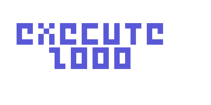 Execute 2000 Font Download