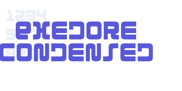 Exedore Condensed font free