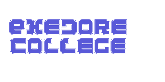 Exedore College Font Download