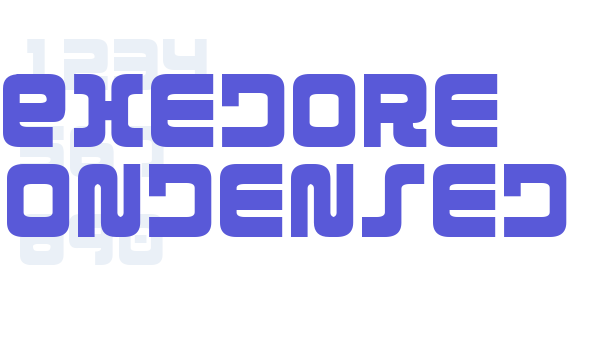 Exedore Condensed font free