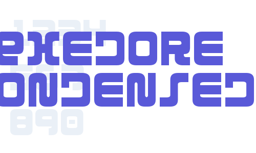 Exedore Condensed Font