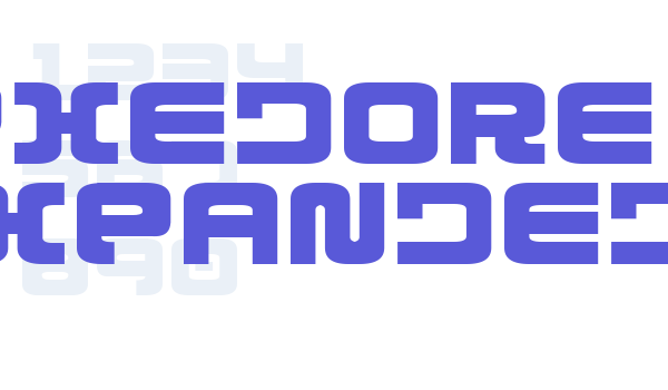 Exedore Expanded font free