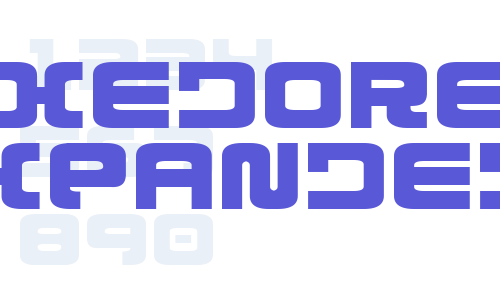 Exedore Expanded Font