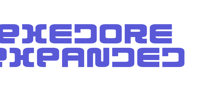 Exedore Expanded Font Download