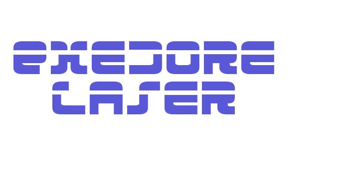 Exedore Laser Font Download