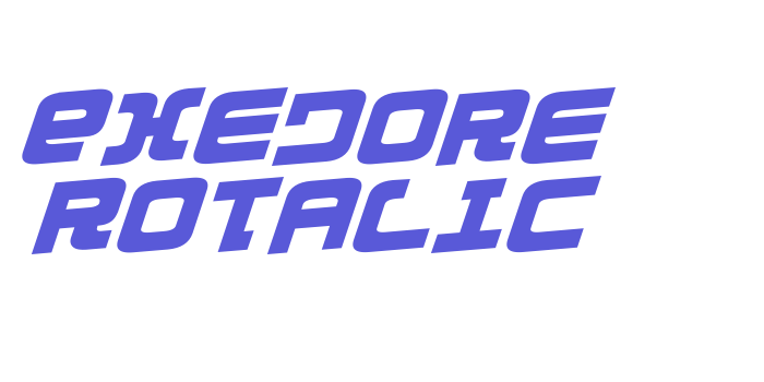 Exedore Rotalic Font Download