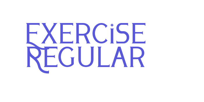 Exercise Regular Font Download