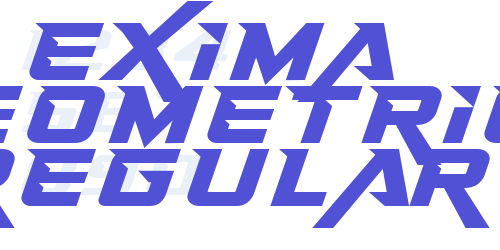 Exima Geometric Regular-font-download