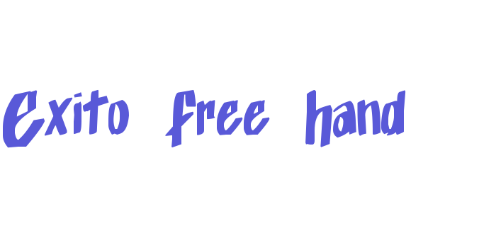 Exito_Free_Hand Font Download