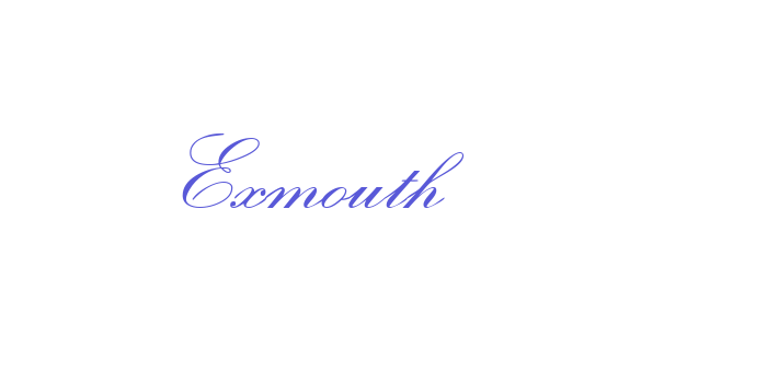 Exmouth Font Download