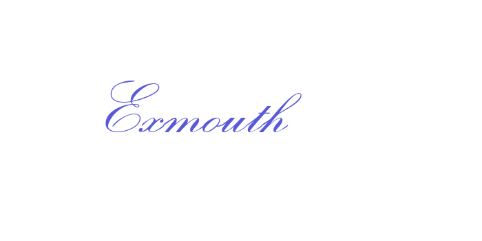 Exmouth Font