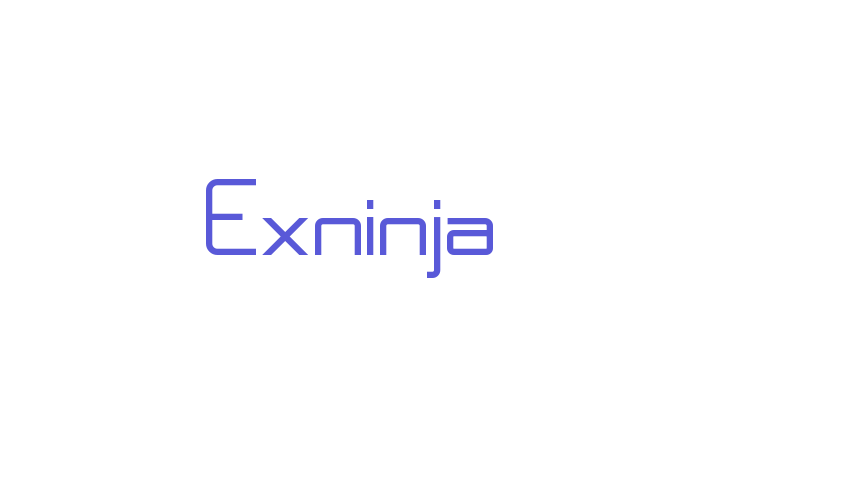 Exninja Font Download