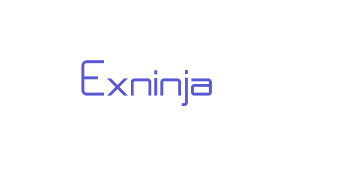 Exninja Font Download