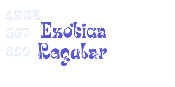 Exotica Regular font