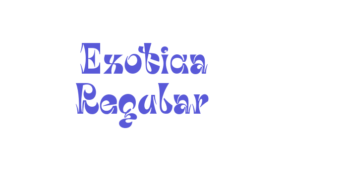 Exotica Regular Font Download