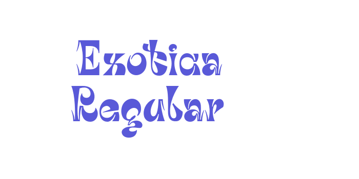 Exotica Regular Font