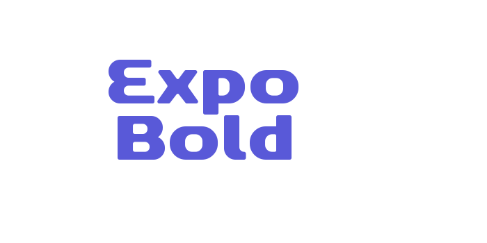 Expo Bold Font Download