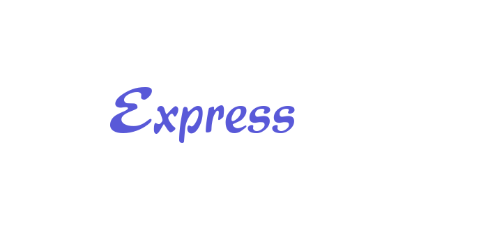 Express Font Download