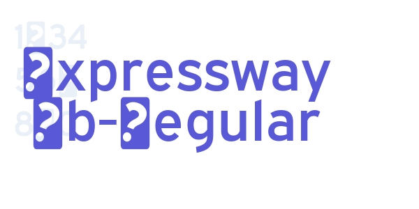 Expressway Sb-Regular font free