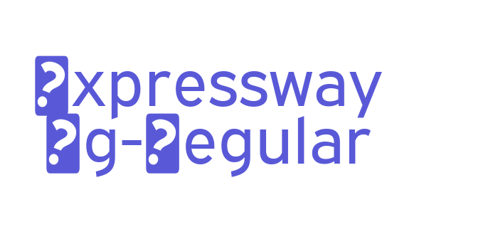 Download Expressway Rg-Regular Font