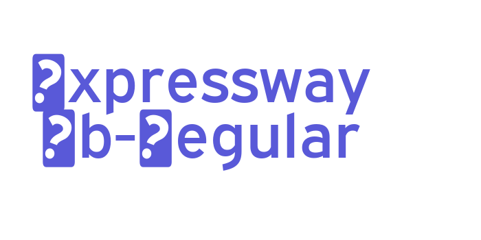 Expressway Sb-Regular Font Download